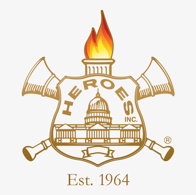 Heroes,inc Logo Of A Shield Containing The Capitol - Heroes Inc Logo, transparent png download