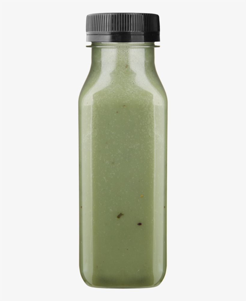 Spinach & Kiwi Smoothie - Glass Bottle Transparent PNG - 1024x1024