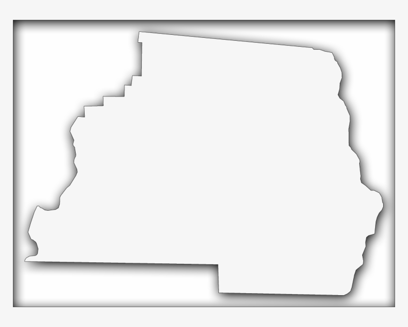 A Map Of Madison With An Outer Shadow Box Around The - Silhouette, transparent png download