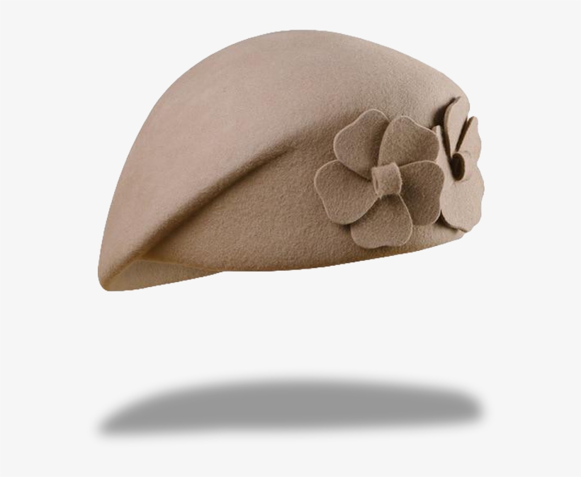 Camel Wool Beret - Beanie, transparent png download