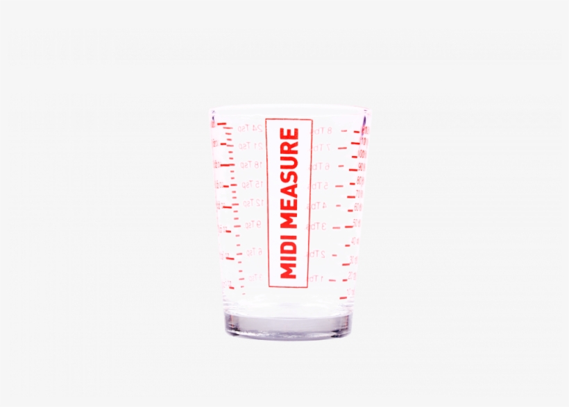 Line Midi Measure Glass 125ml - Chega De Mentiras, transparent png download