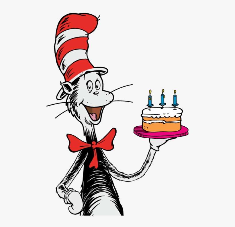 Dr - Seuss - Clifford The Big Red Dog The Cat, transparent png download