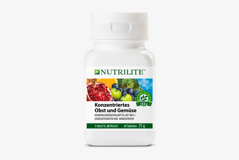 Fruits And Vegetables As Supplement By Nutrilite - Nutrilite Fruit And Vegetable Concentrate, transparent png download