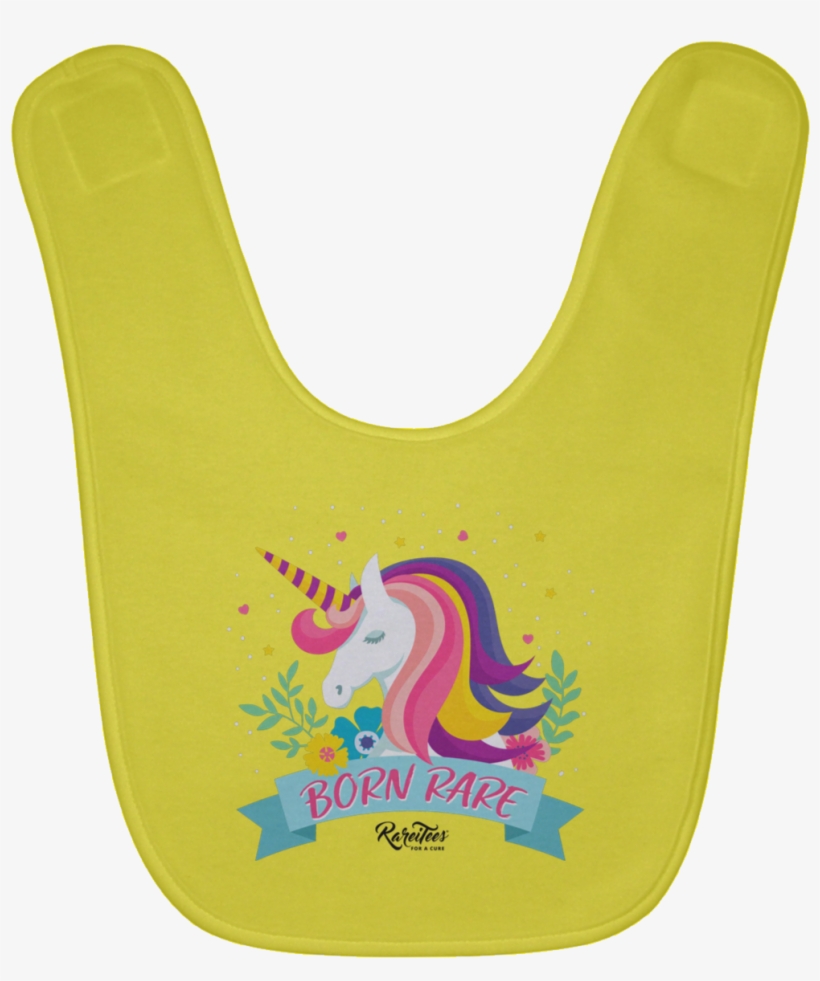 Unicorn Born Rare Baby Bib - Unicorn, transparent png download