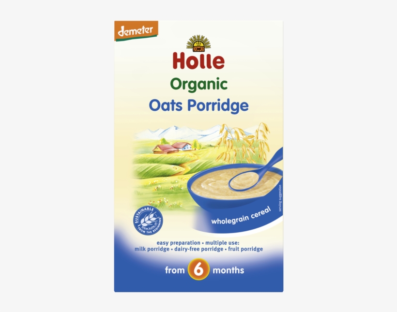 Holle Organic Oats Porridge 250g - Holle Organic Rolled Oats Porridge 250g, transparent png download