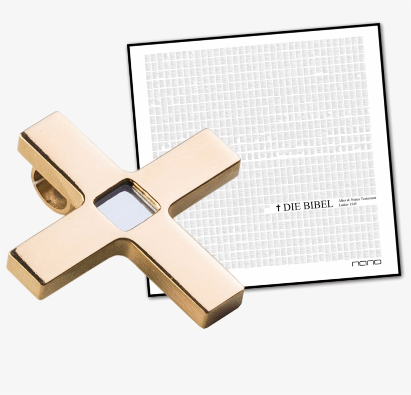 Nanobibel Gleich Nano - Cross, transparent png download
