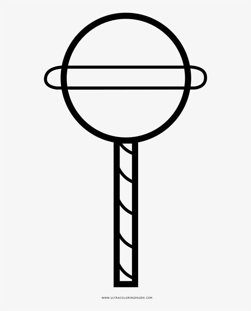 Sucker Coloring Page - Line Art, transparent png download