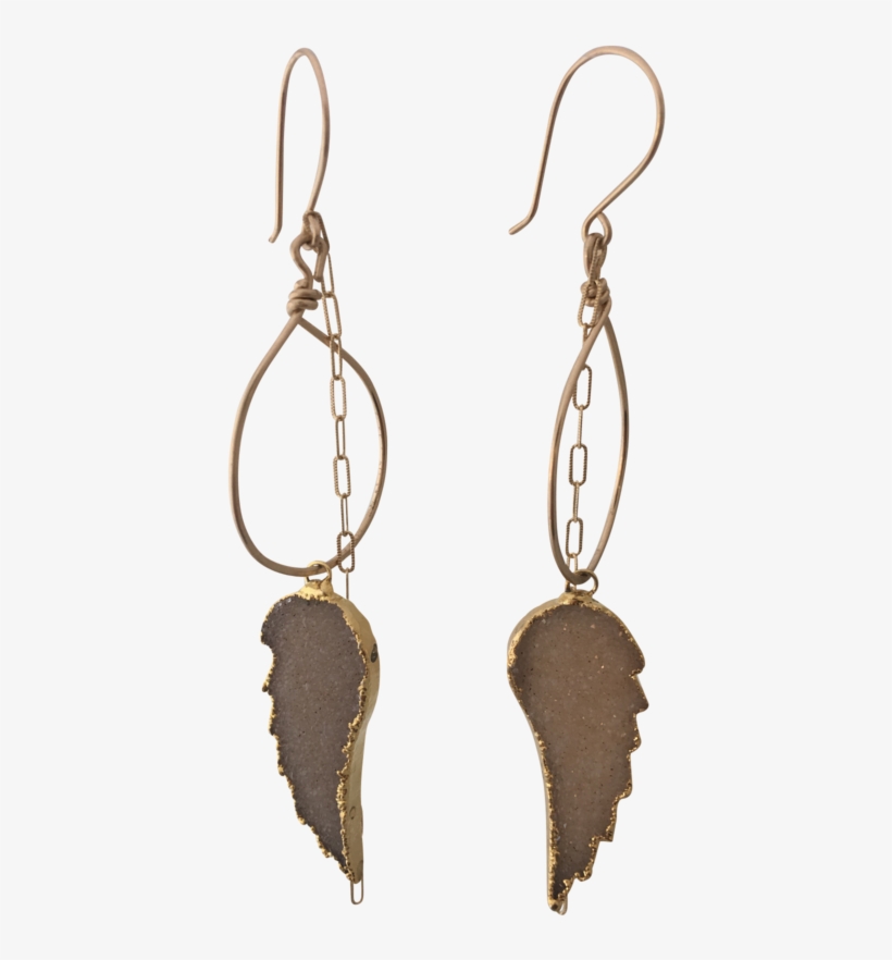 Angel Wing Earrings - Earrings, transparent png download