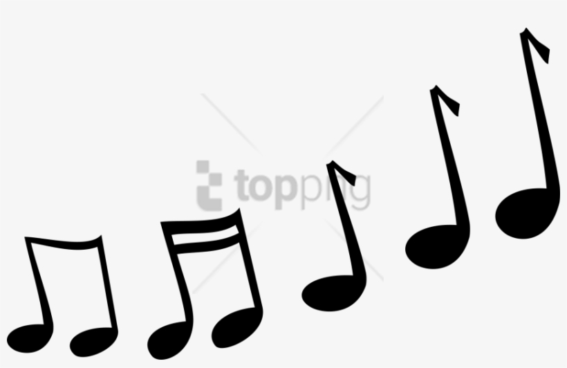 Free Png Music Notes Png Clipart Png Image With Transparent - Music Notes Cartoon, transparent png download