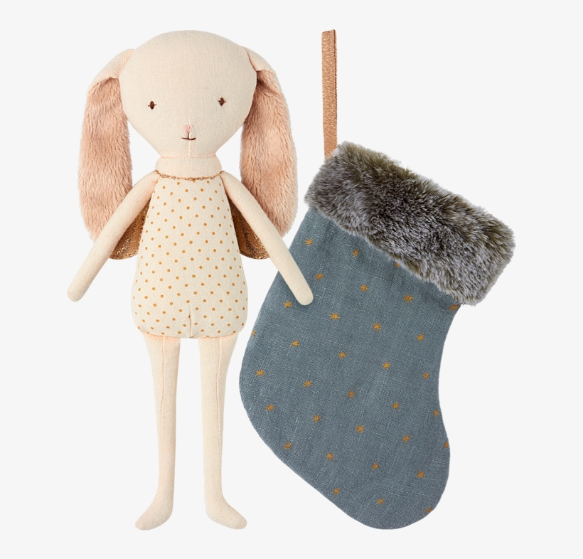 Maileg Bunny Angel - Maileg Bunny In Stocking, transparent png download