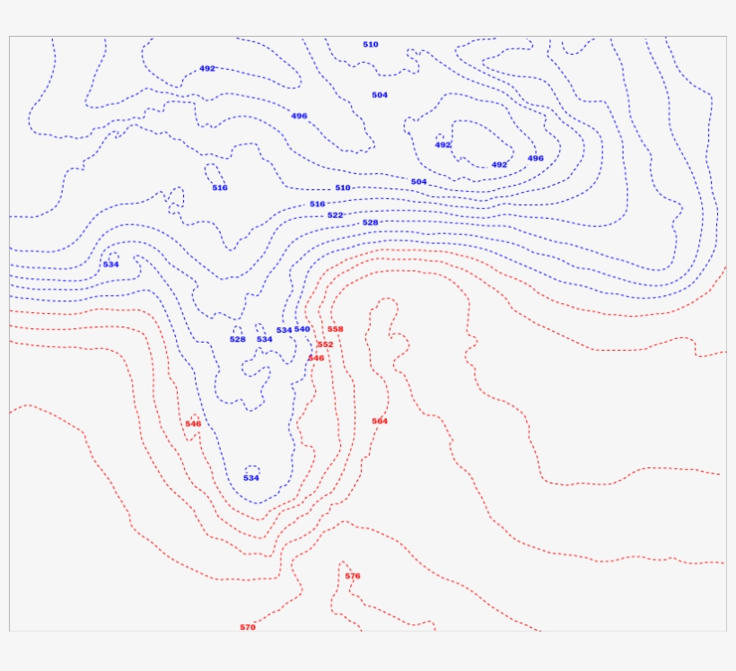 500-1000 Thickness Values - Atlas, transparent png download