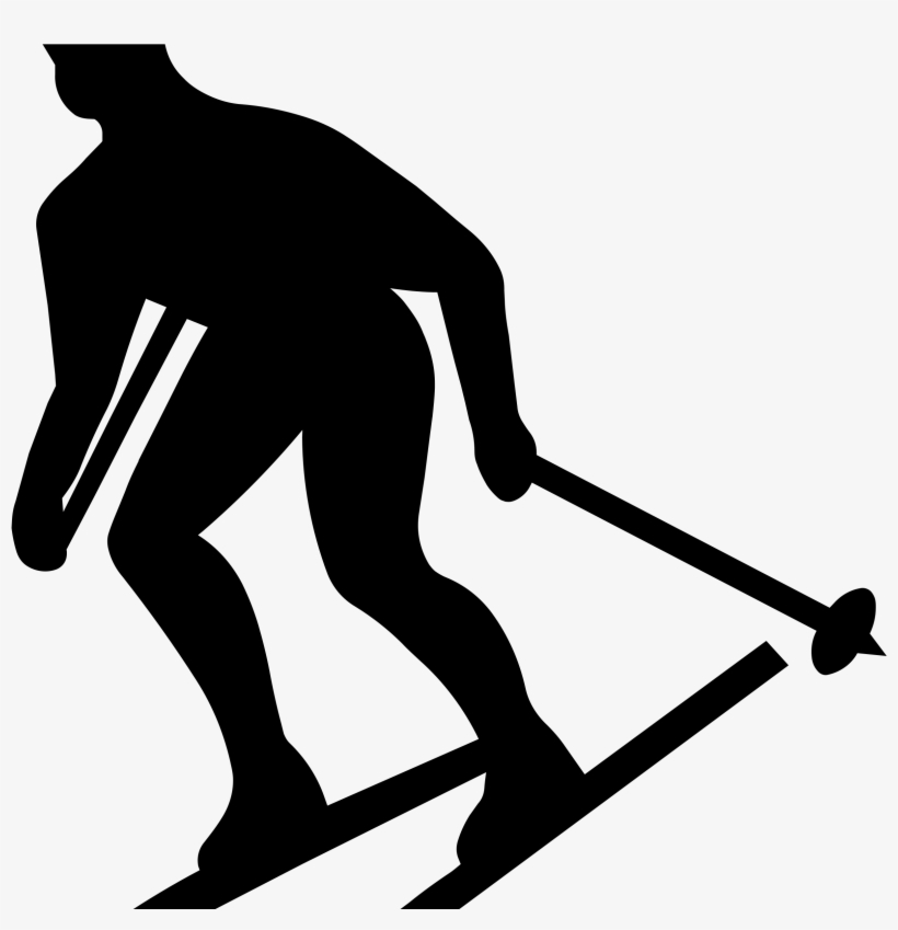 Skiier Sign 2 Free Library, transparent png download