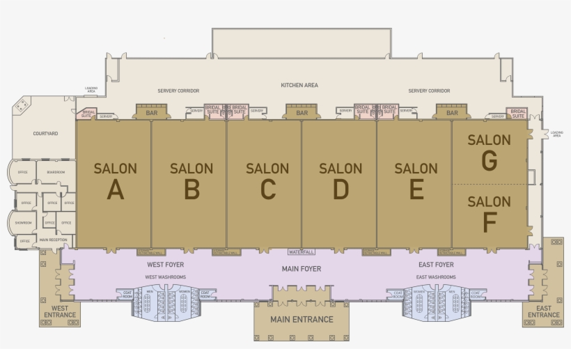 Mississauga Convention Center Layout, transparent png download