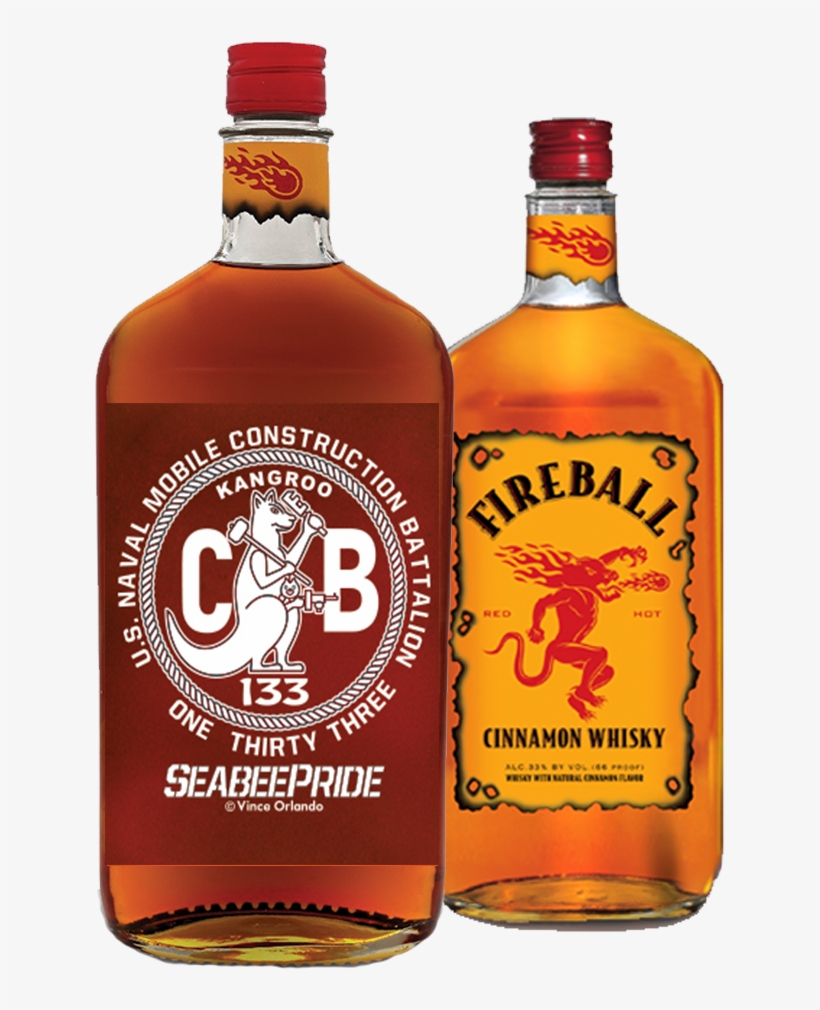 Nmcb-133 Fireball - Fireball Whiskey Png, transparent png download
