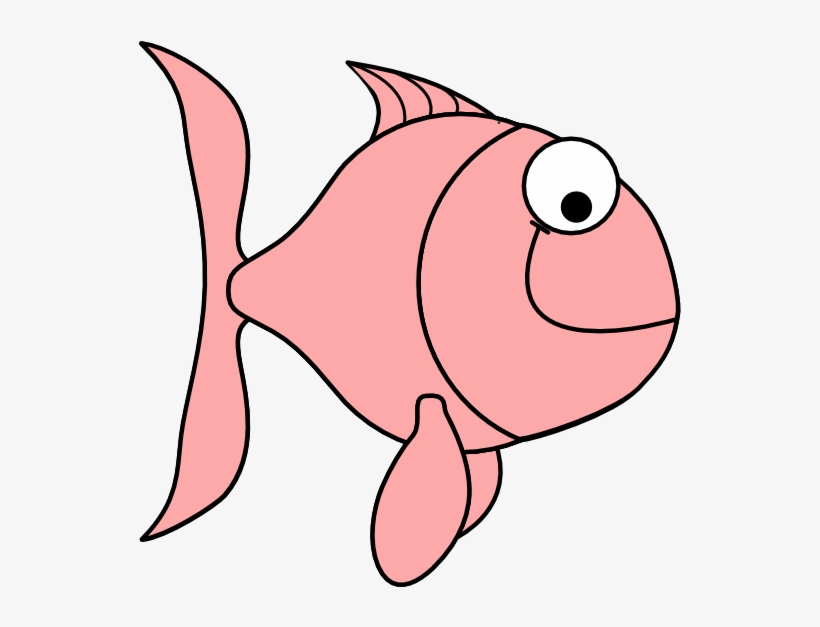 Goldfish Clipart Ish - Pink Fish Clip Art, transparent png download
