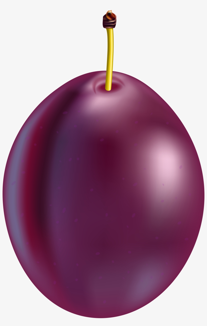 Plum Fruit Png Clip Art - Sphere, transparent png download