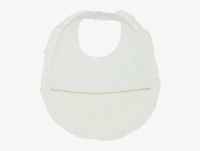 White Délicatesse Bib - Bag, transparent png download