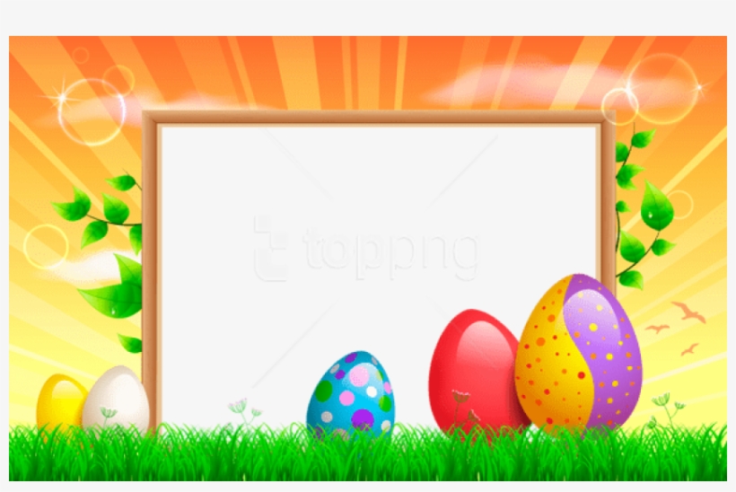 Free Png Download Transparent Easter Frame Png Images - Easter Frame Transparent, transparent png download