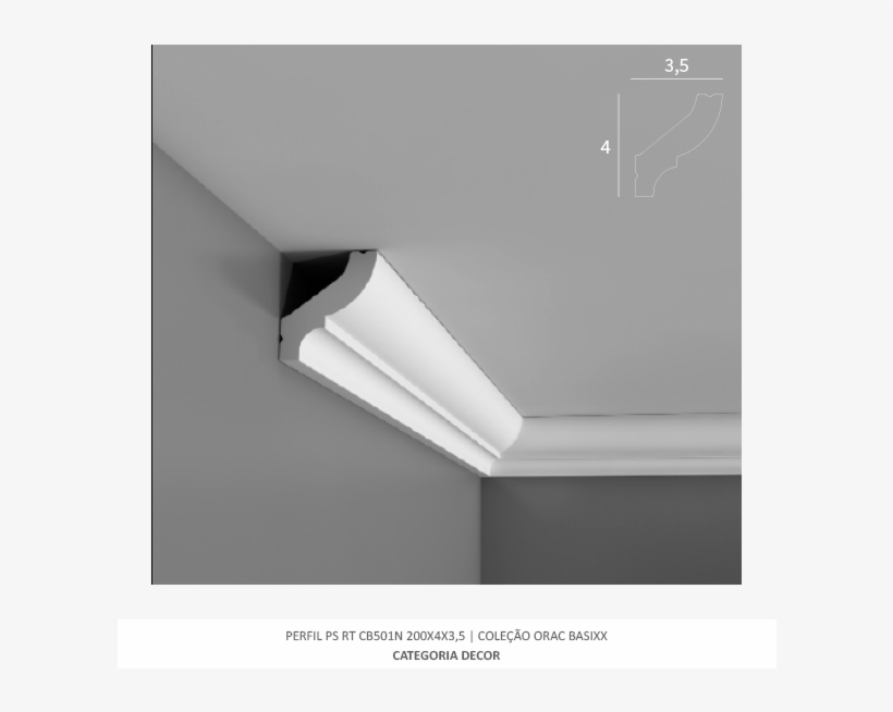 Coleções - - Moldura De Gesso Passa Fio, transparent png download