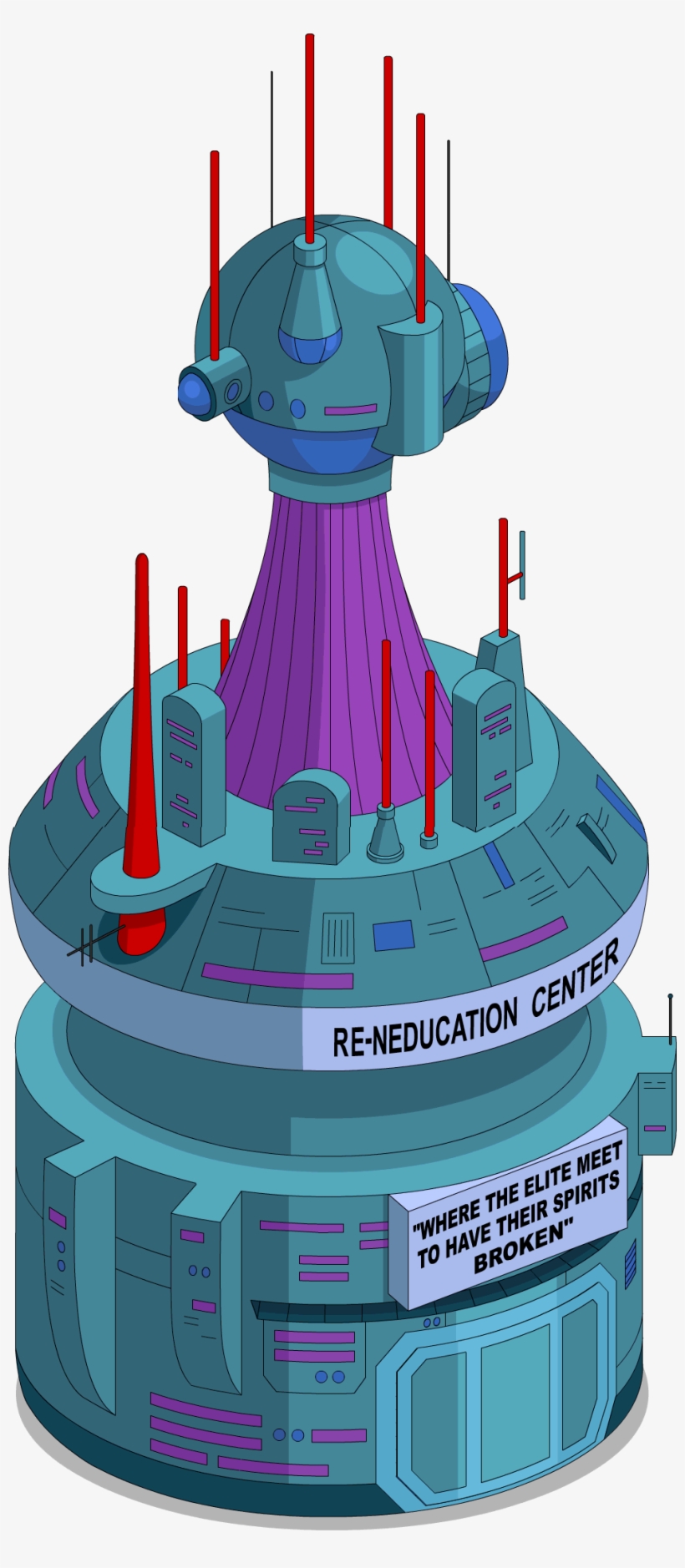 Tapped Out Re-neducation Center - Re Neducation Center Tapped Out, transparent png download