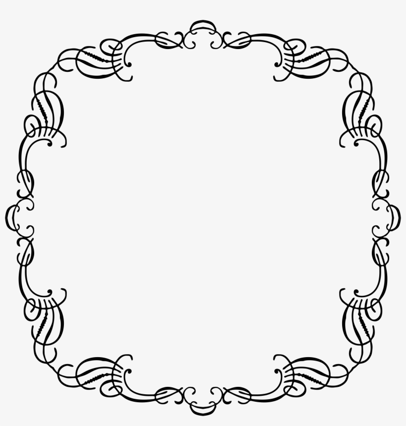 Big Image - French Border Design Png, transparent png download