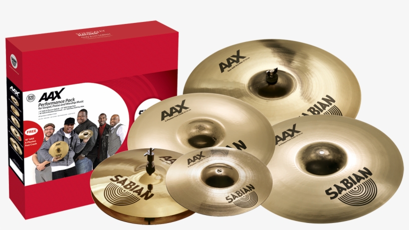 Sabian Aax Praise And Worship 5-piece Cymbal Pack With - Sabian Aax Cymbal Pack, transparent png download