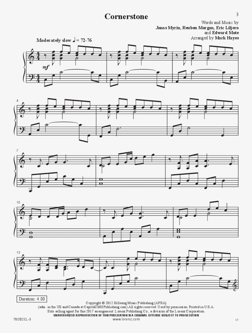 Praise And Worship For The Intermediate Pianist Thumbnail - Sheet Music, transparent png download