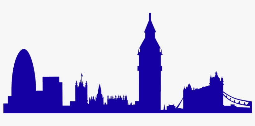 London Stickers - Silhouette, transparent png download