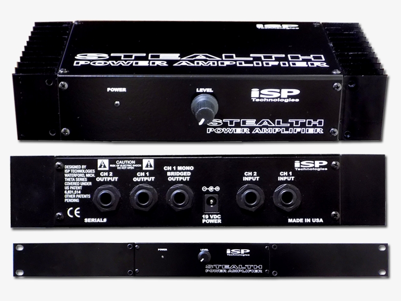 Stealth Pro Power Amp - Isp Stealth Pro Power Amp, transparent png download
