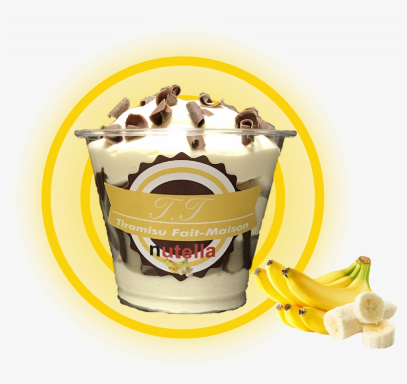 Tiramisu Nutella Banana - Gelato, transparent png download