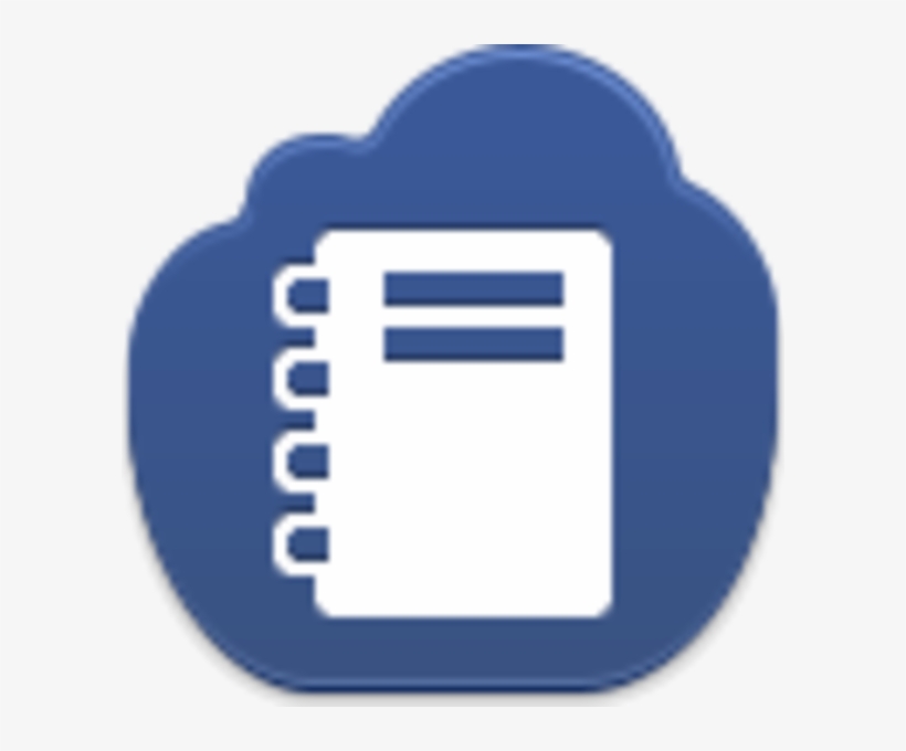 Notepad Icon Image - Facebook, transparent png download