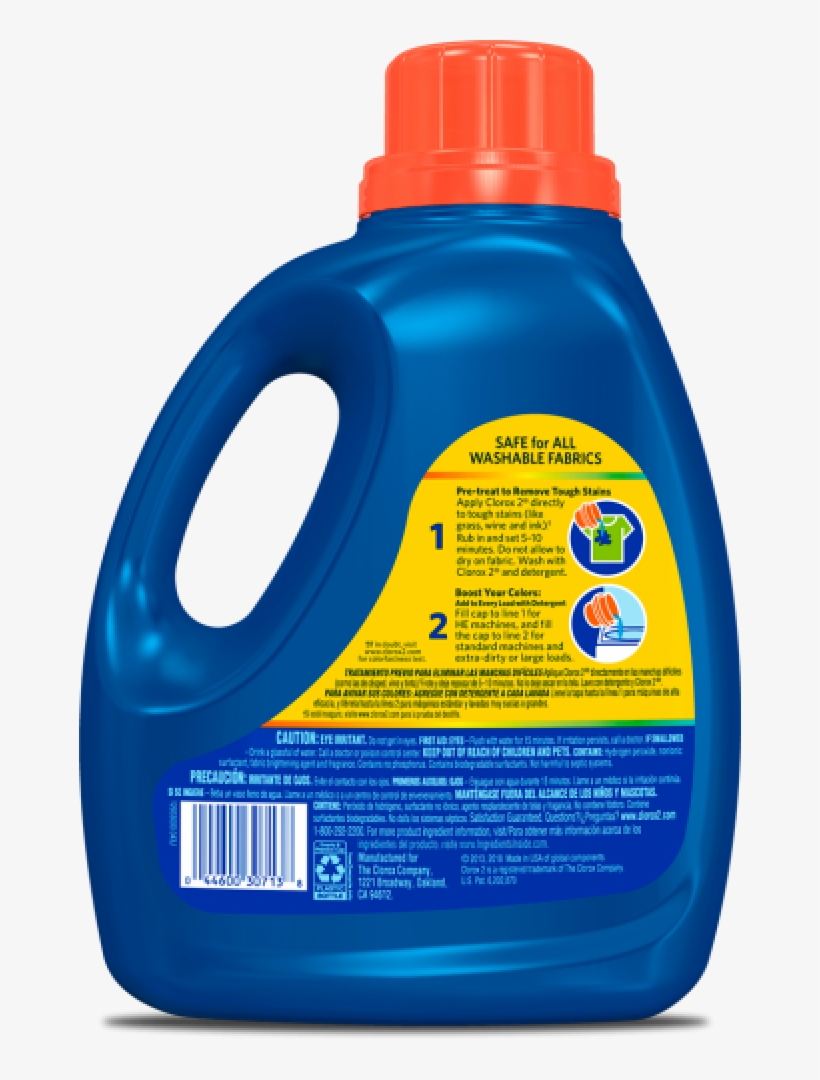 0% - Clorox 2 Stain Remover And Color Booster Barcode, transparent png download