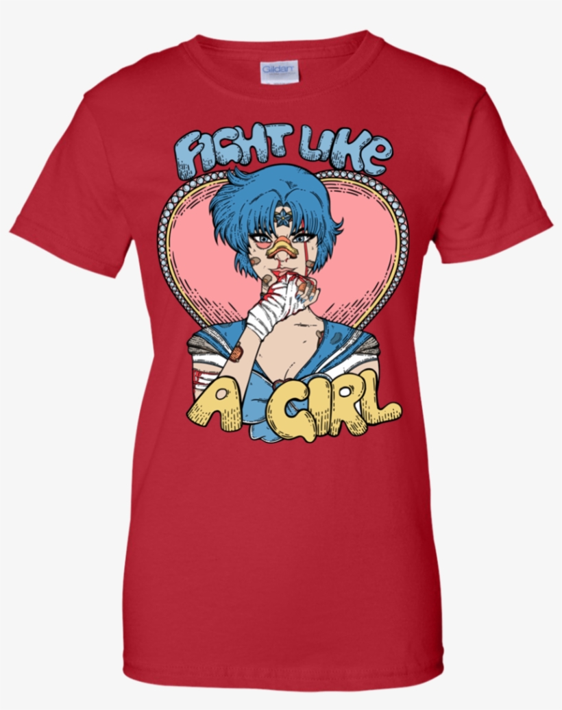 Fight Like A Girl - Shirt, transparent png download