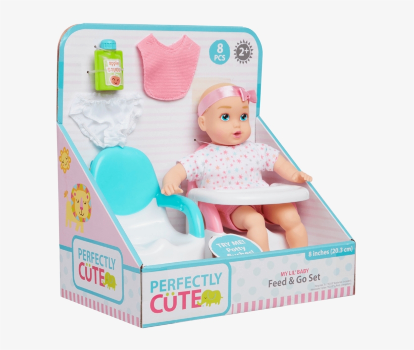 New****perfectly Cute My Lil' Baby Feed & Go 8" - Baby Toys, transparent png download