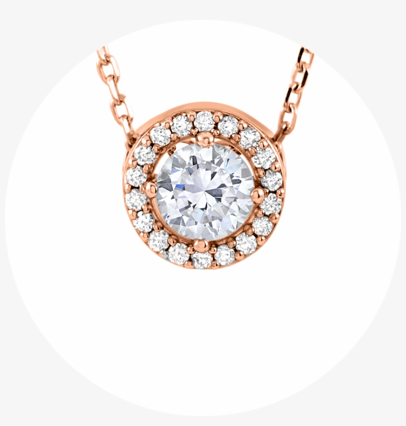 Front Halo Necklace 22, transparent png download