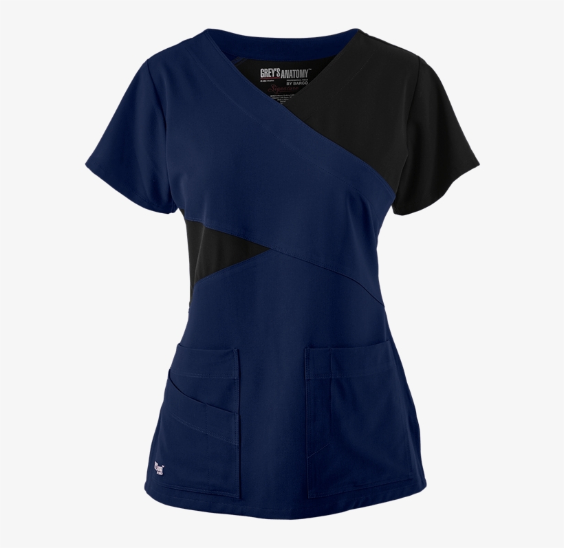 99 Grey's Anatomy Signature 2140 Scrub Top, Stretch - Polo Shirt, transparent png download