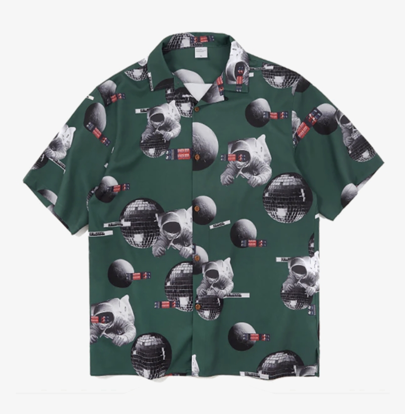 Disco Hawaiian Shirt - Dress Shirt, transparent png download