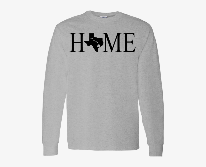 Home Hawaii & Texas Ls T Shirt - T-shirt, transparent png download