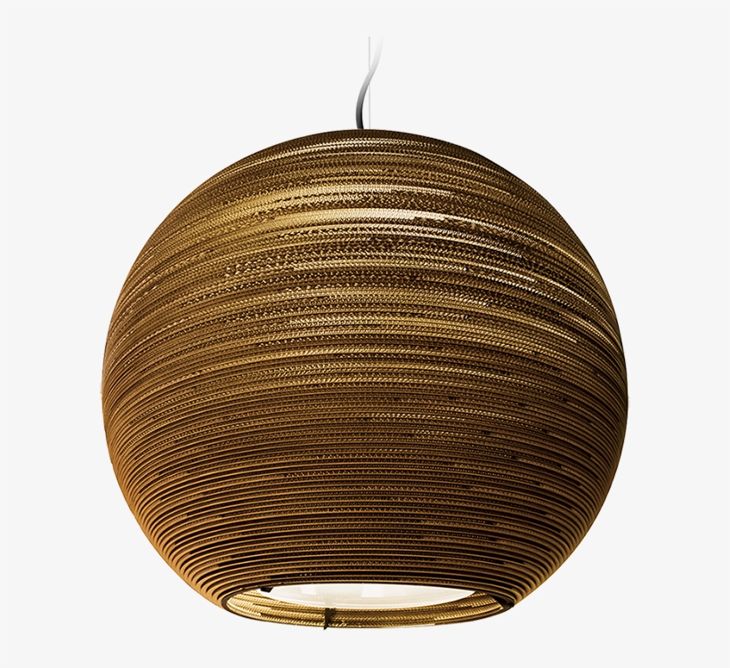 Arcturus Scraplight Natural Pendant Light - Graypants, transparent png download