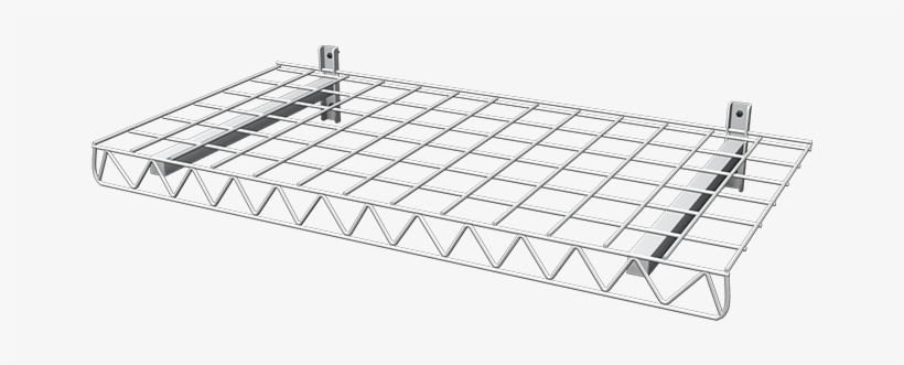 18″x36″ Steel Wall Shelf - Roof Rack, transparent png download