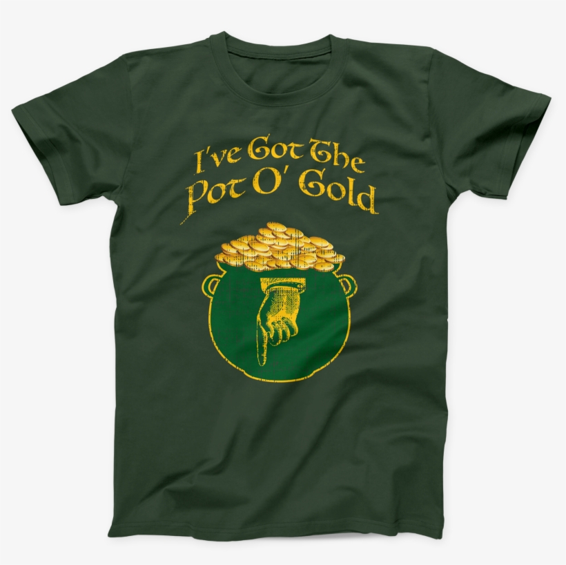 Pot O' Gold - T-shirt, transparent png download