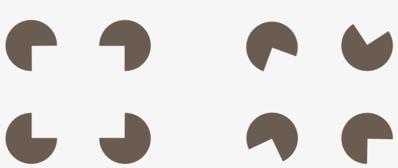 Gestalt Perception - Pacman - Gestalt Clip Art, transparent png download