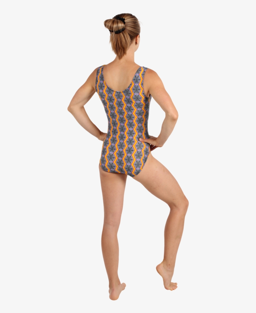 Pinwheel Tank Leotard - Maillot, transparent png download