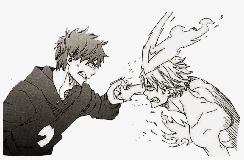 Here Is Rin Vs - Rin Okumura White Hair, transparent png download