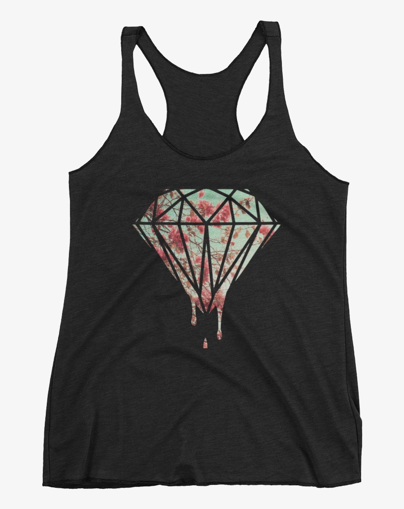 Cherry Blossom Diamond Drip Racerback - One Day This Pain Will Make Sense, transparent png download