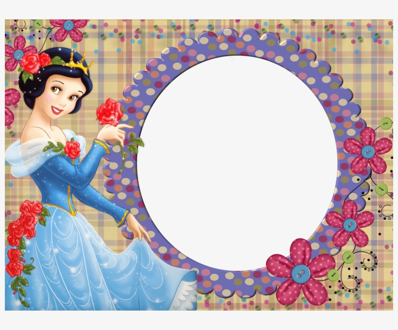 Moldura Para Foto Blancanieves - Marcos Para Fotos De Princesas, transparent png download