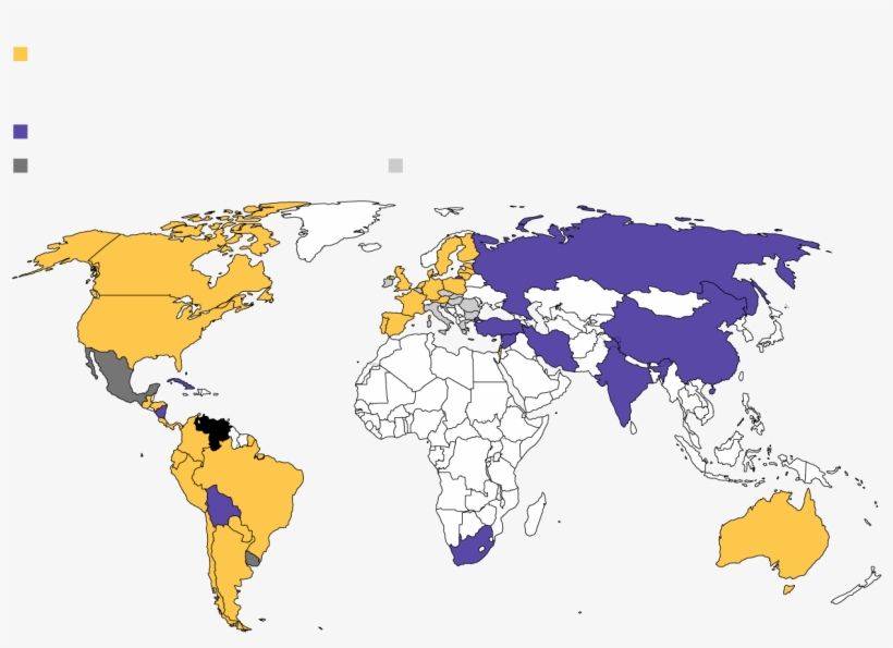 Maduro Vs Guaido - Countries That Support Guaido, transparent png download
