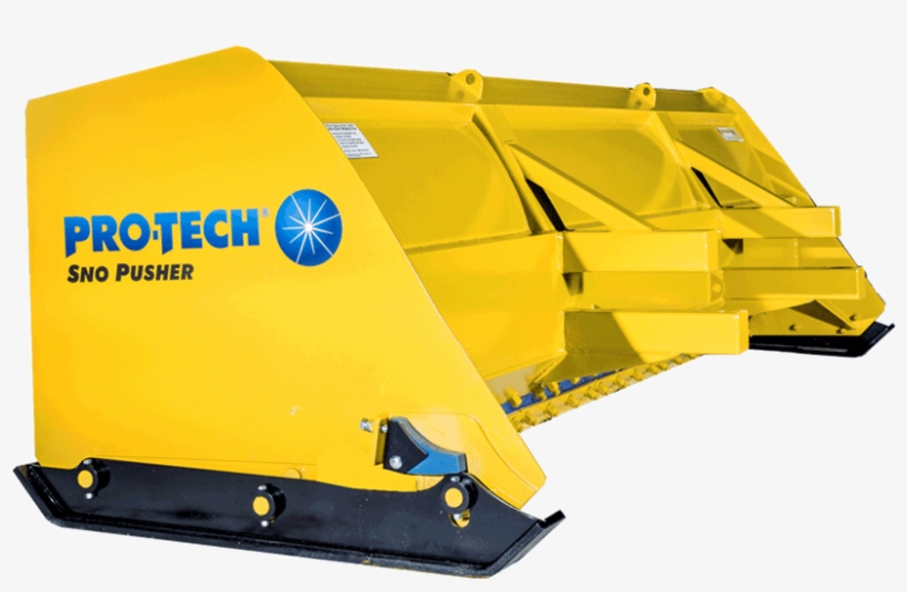 Steel Edge Snow Pusher Backhoe - Machine, transparent png download