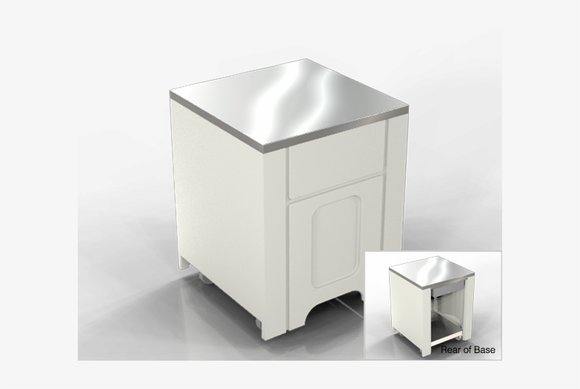 Small Cashier Stand Locking Cash Drawer On Rear Drawer
