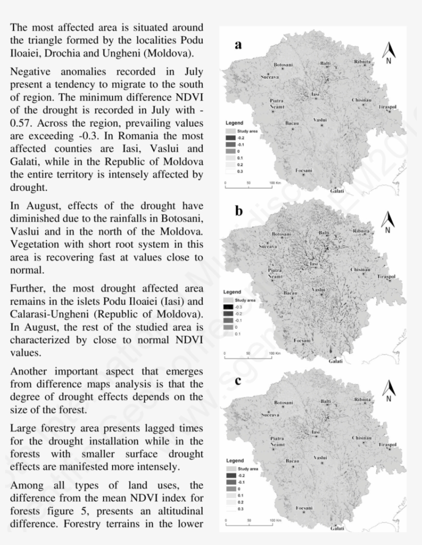 Ndvi For Pastures A - Document, transparent png download